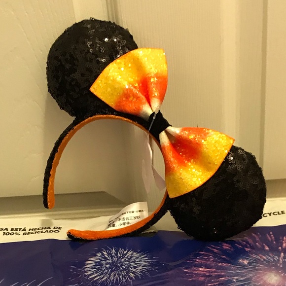 Disney Accessories - Disney parks candy corn sequin Minnie ears 2019